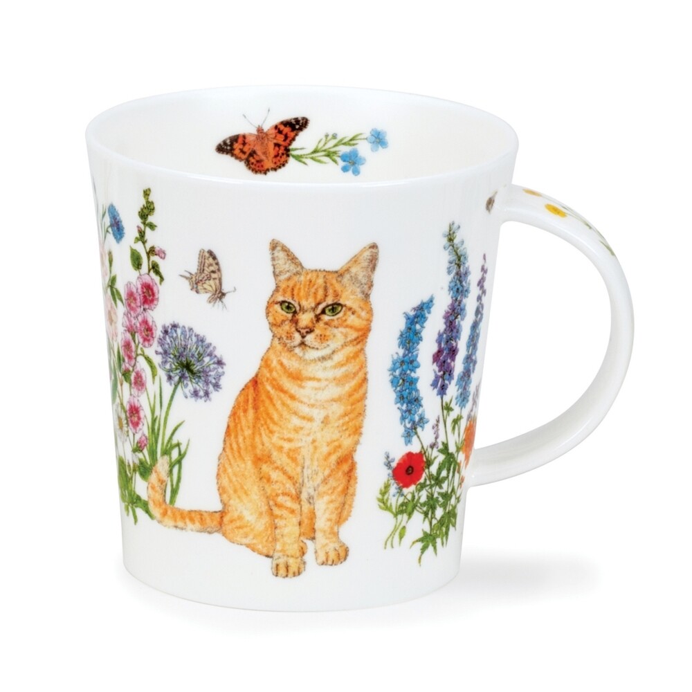 Mug Lomond 0.32L Dunoon - Floral Cats Ginger