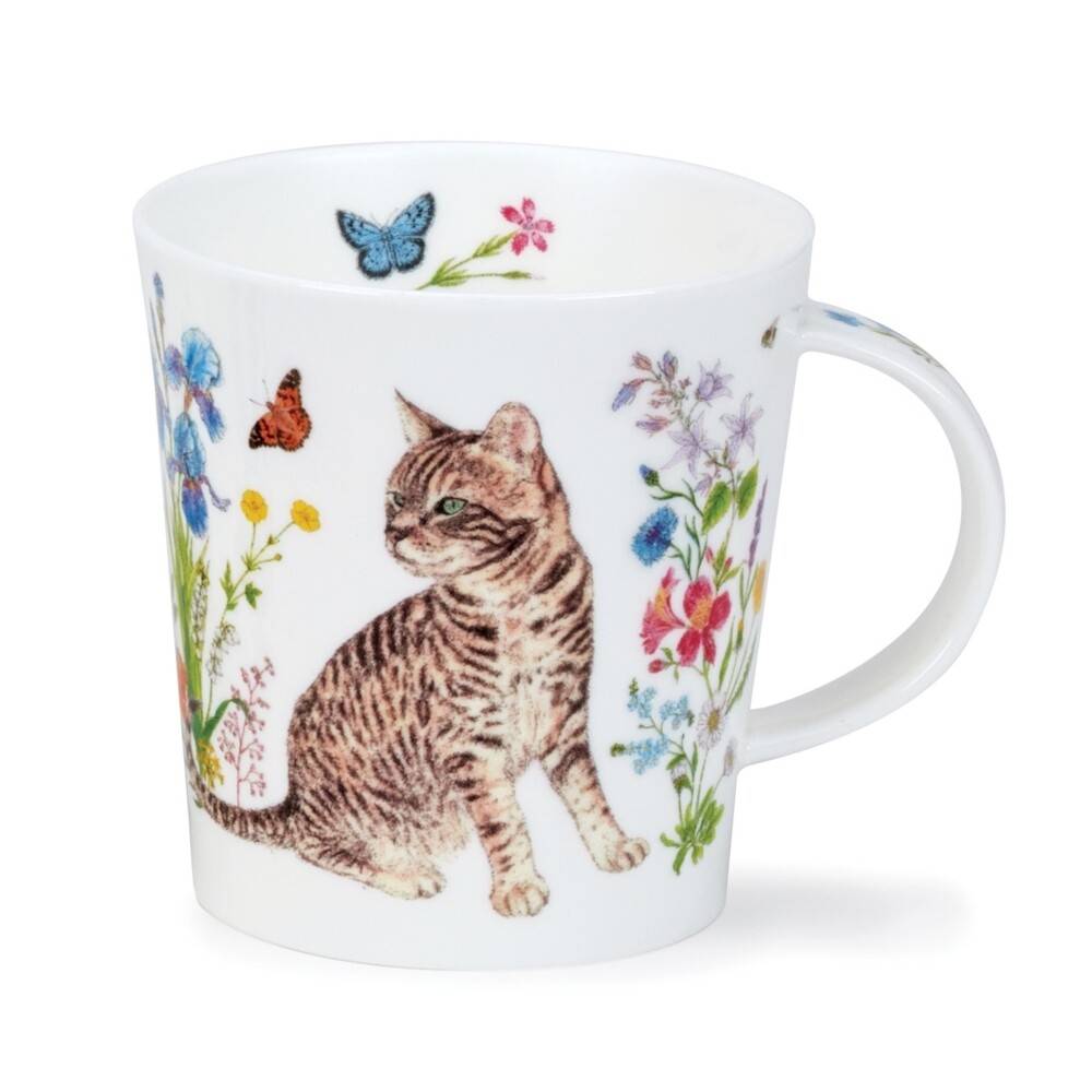 Mug Lomond 0.32L Dunoon - Floral Cats Tabby