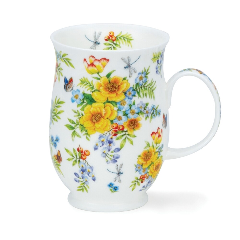 Mug Suffolk 0.31L Dunoon - Flower Garden Yellow