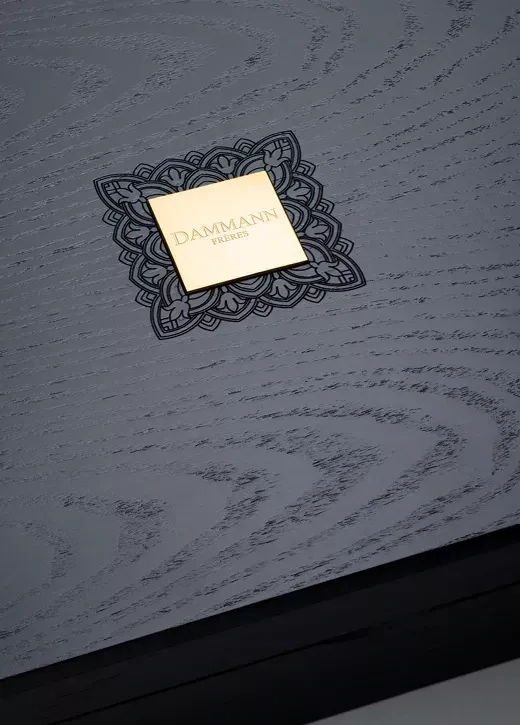 COFFRET BOIS NOIR  POUR 48 SACHETS - VIDE