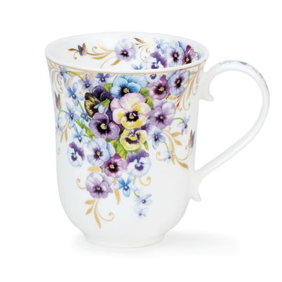 Mug Braemar 0.33L Dunoon - VINTAGE GARDEN PANSY