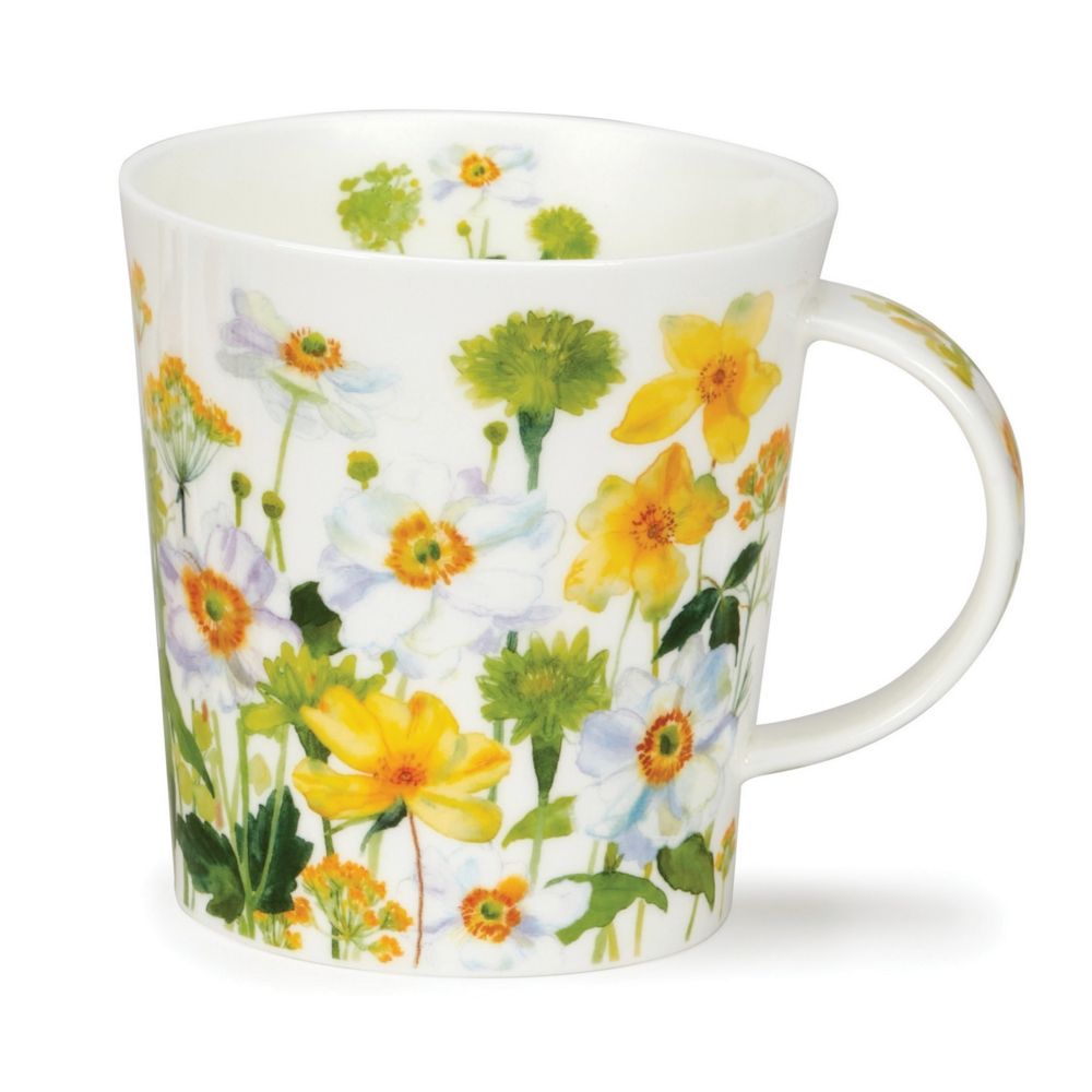Mug Lomond 0.32L Dunoon - FLOWER GARDEN WHITE