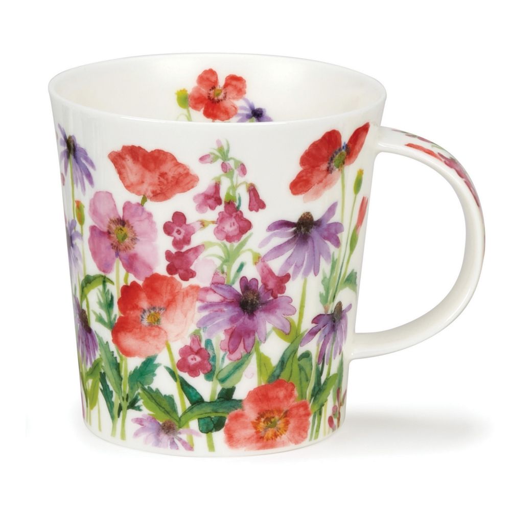 Mug Lomond 0.32L Dunoon - FLOWER GARDEN RED