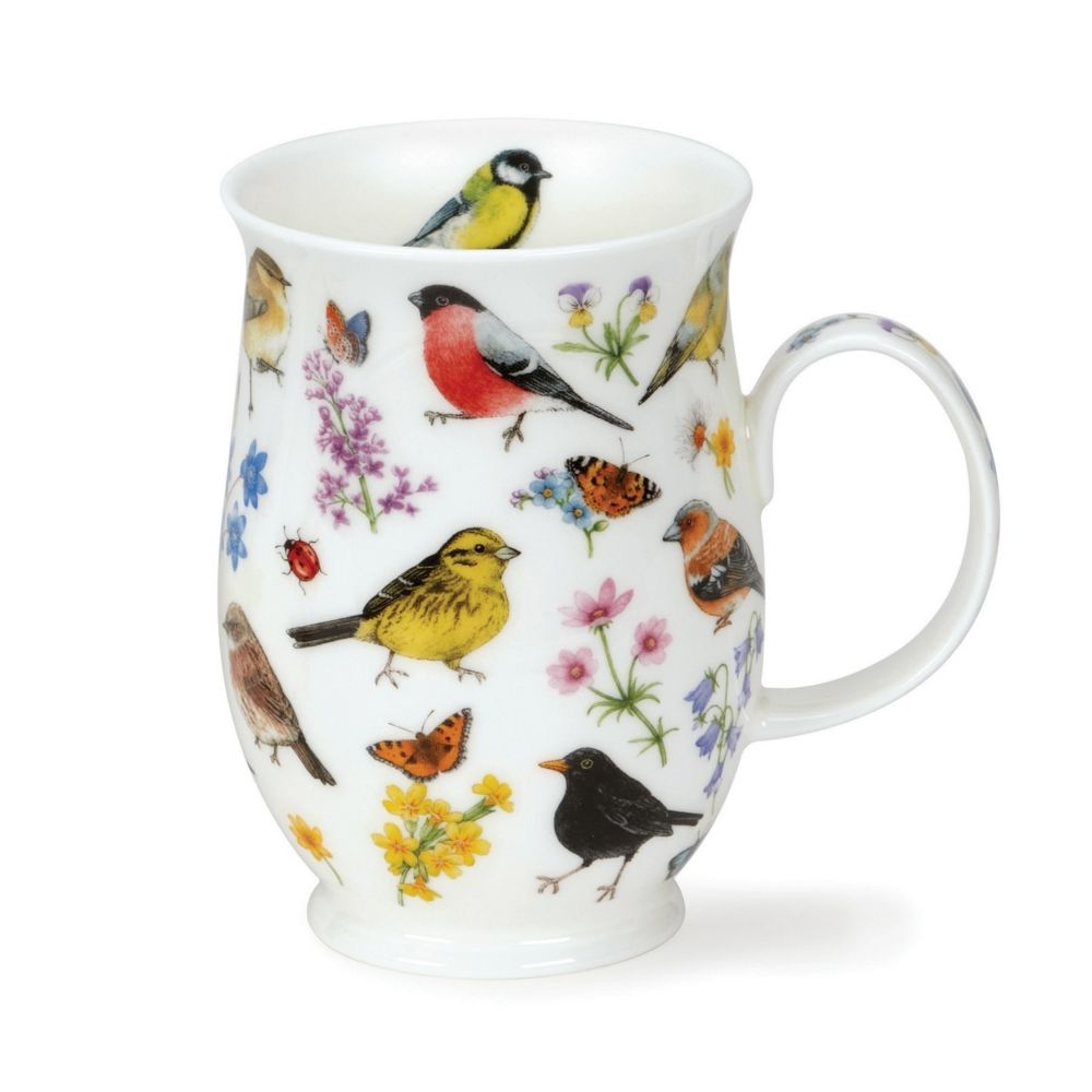 Mug Suffolk 0.31L Dunoon - BIRD GARDEN BULLFINCH