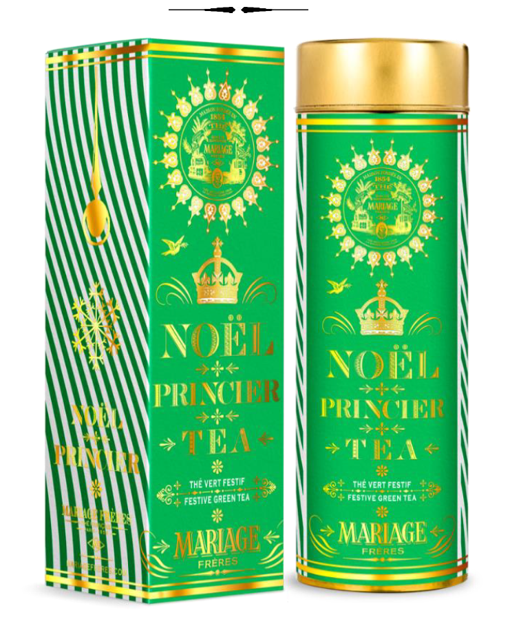 Noël Princier® Thé vert parfumé aux saveurs festives