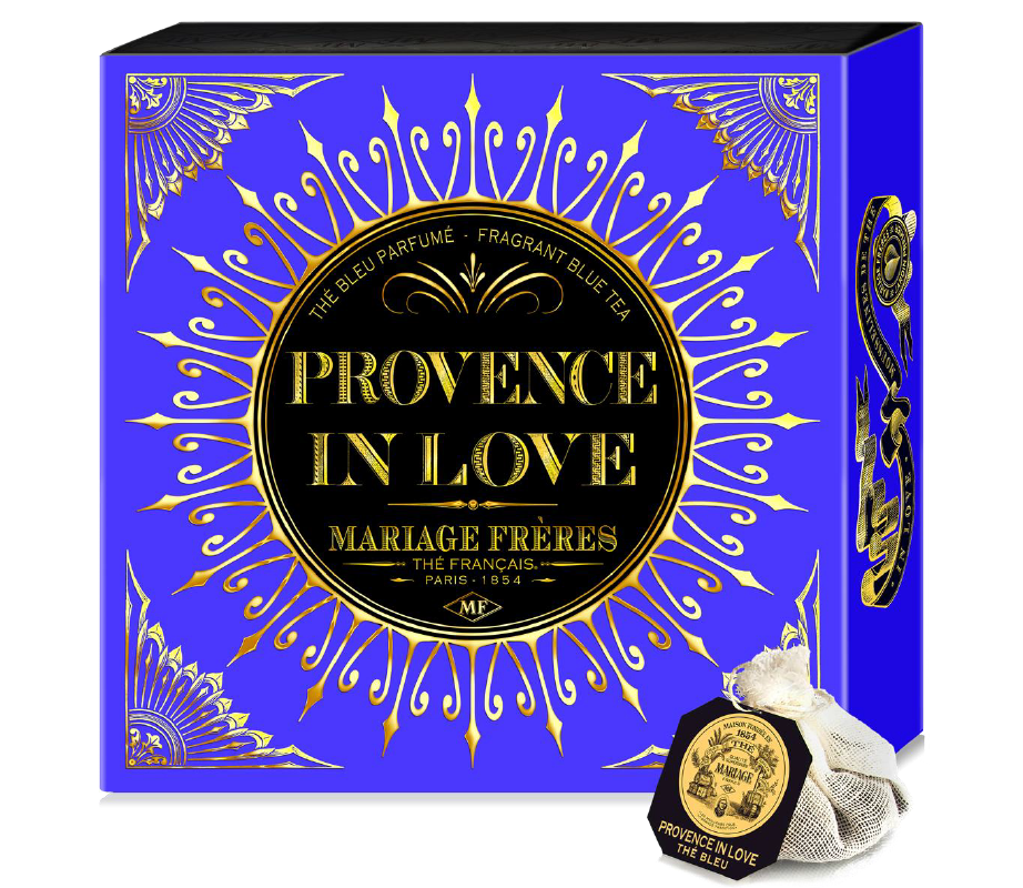 Provence in love® Thé bleu parfumé - 20 sachets mousseline