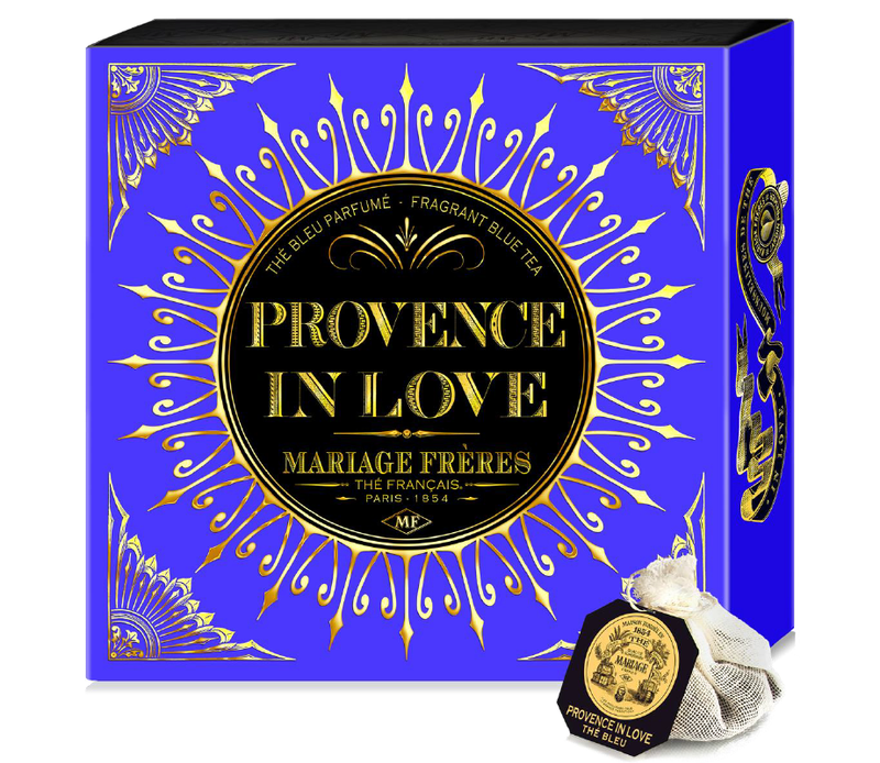 Provence in love® Thé bleu parfumé - 20 sachets mousseline