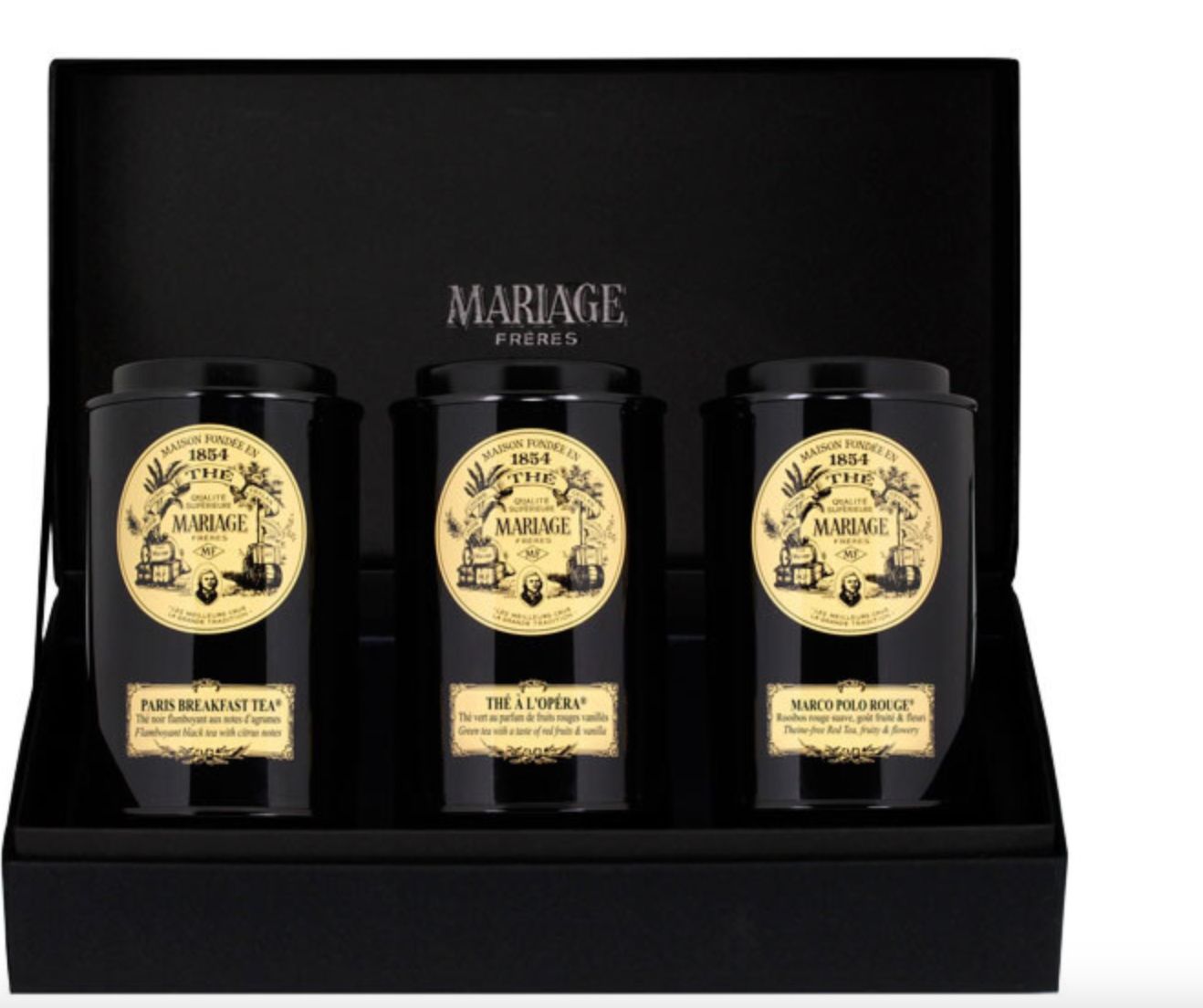 FRENCH TEA TIME - COFFRET 3 THES FRENCH TEA TIME - COFFRET 3 THES