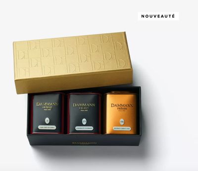 COFFRET JARDIN GOURMAND - 3 boîtes de 100 g + 1 infuseur