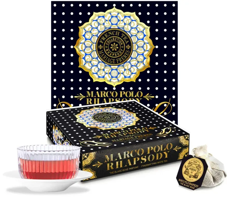 Thé blanc MARCO POLO RHAPSODY® - Thé blanc rosé aux parfums fruité et fleuri