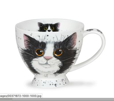 Mug Skye 0,42L - Dunoon - CATTER SPLATTER BLACK & WHITE Mug Skye 0,42L - Dunoon - CATTER SPLATTER BLACK & WHITE