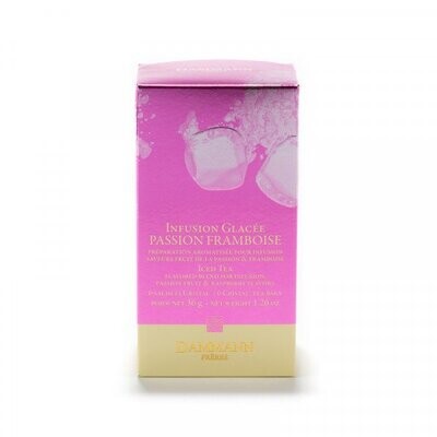 INFUSION GLACÉE PASSION FRAMBOISE, BOÎTE DE 6 SACHETS - DAMMANN FRÈRES INFUSION GLACÉE PASSION FRAMBOISE, BOÎTE DE 6 SACHETS - DAMMANN FRÈRES