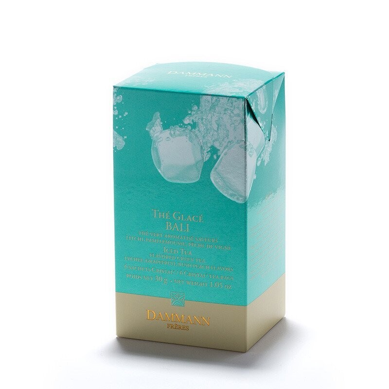 THÉ GLACÉ BALI - BOÎTE DE 6 SACHETS - DAMMANN FRÈRES THÉ GLACÉ BALI - BOÎTE DE 6 SACHETS - DAMMANN FRÈRES