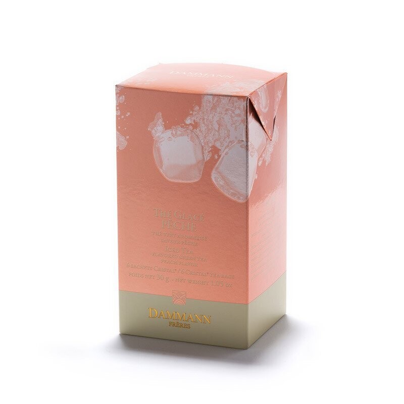 THÉ GLACÉ PÊCHE - BOÎTE DE 6 SACHETS - DAMMANN FRÈRES THÉ GLACÉ PÊCHE - BOÎTE DE 6 SACHETS - DAMMANN FRÈRES