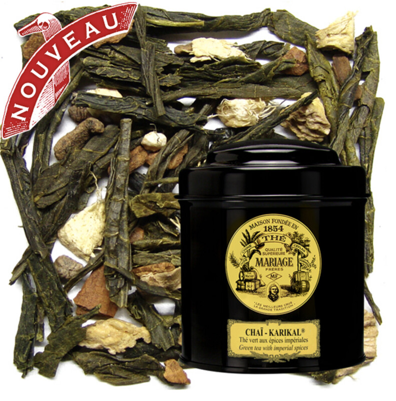 CHAÏ - KARIKAL® Thé vert - Jardin Premier* aux épices impériales - Boîte de 100g