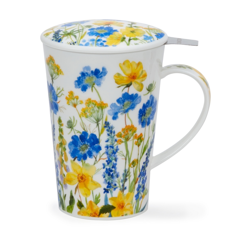 Mug avec infuser intégré Dunoon Shetland - Cottage Border Blue