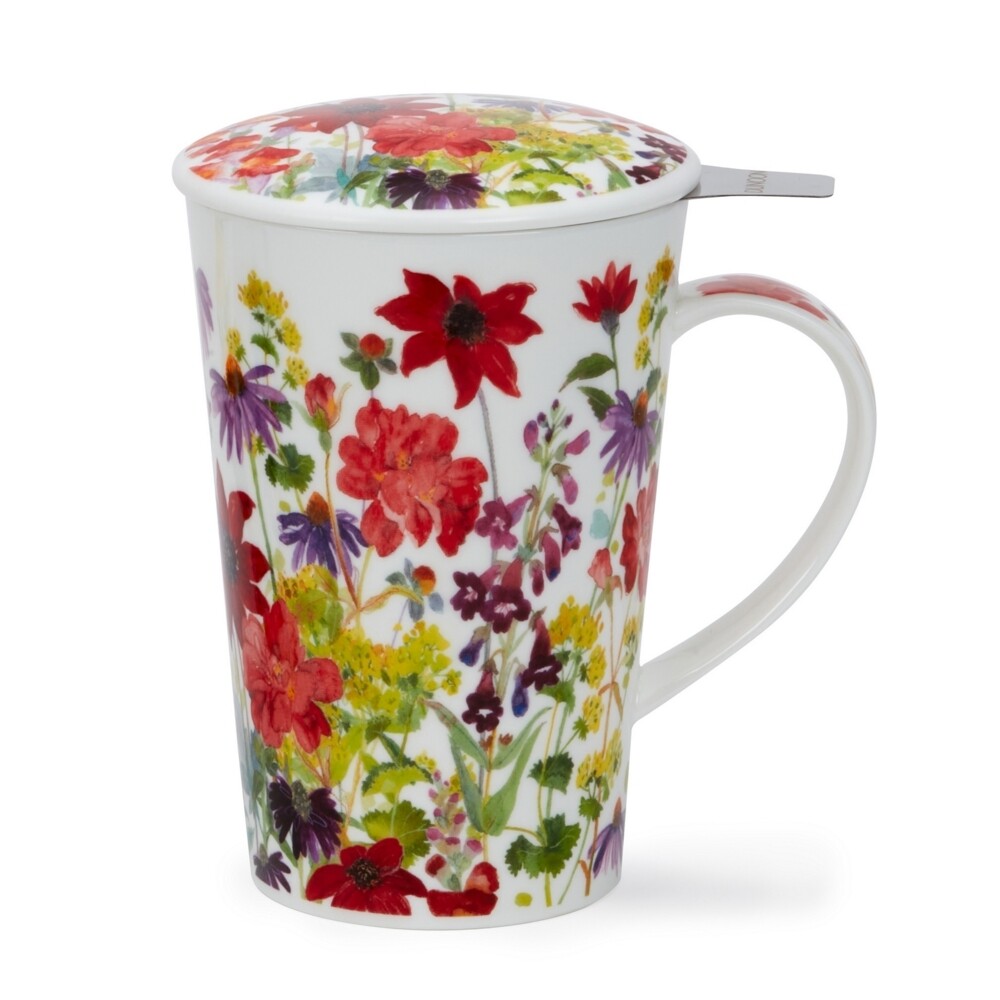 Mug avec infuser intégré Dunoon Shetland - Cottage Border Red