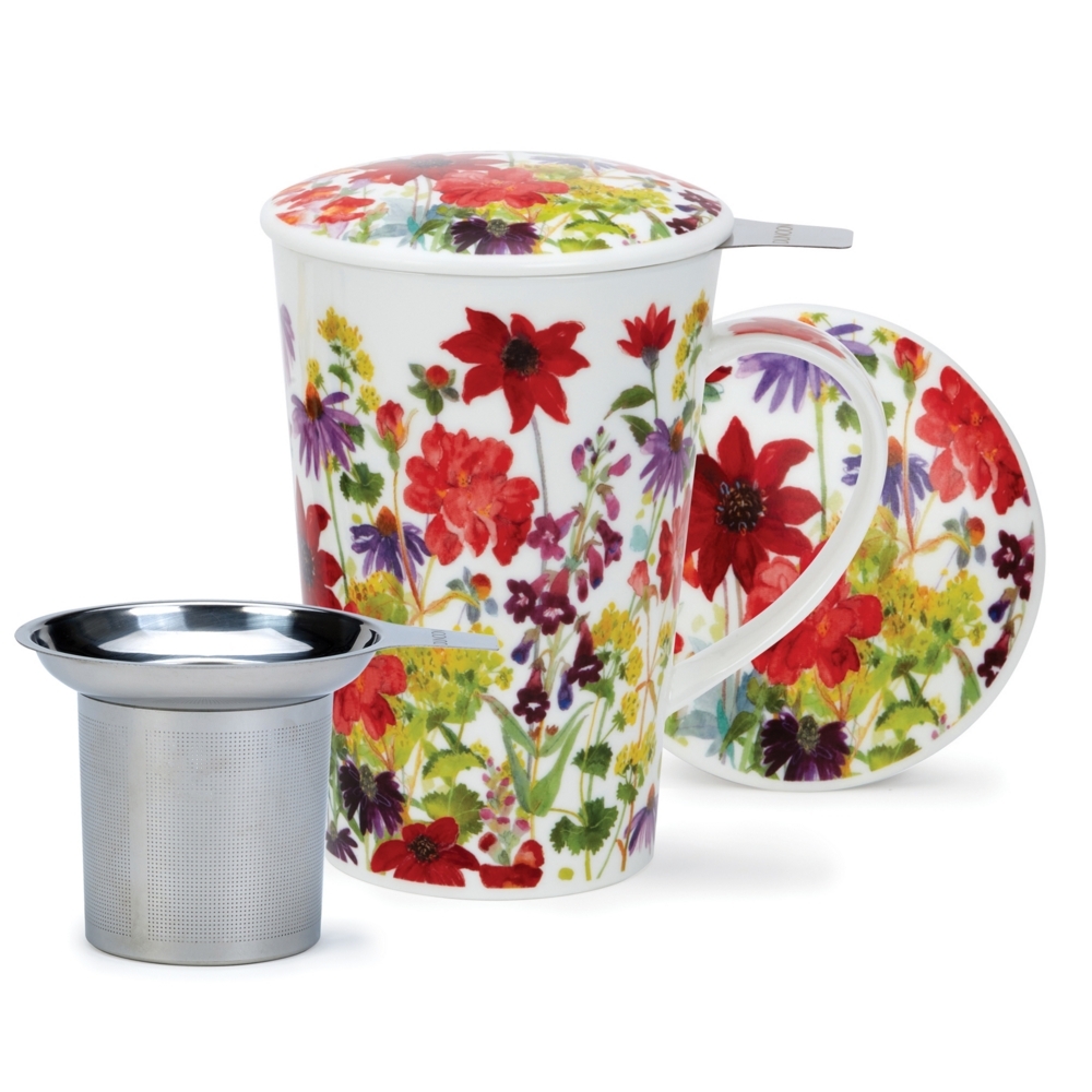 Mug avec infuser intégré Dunoon Shetland - Cottage Border Red