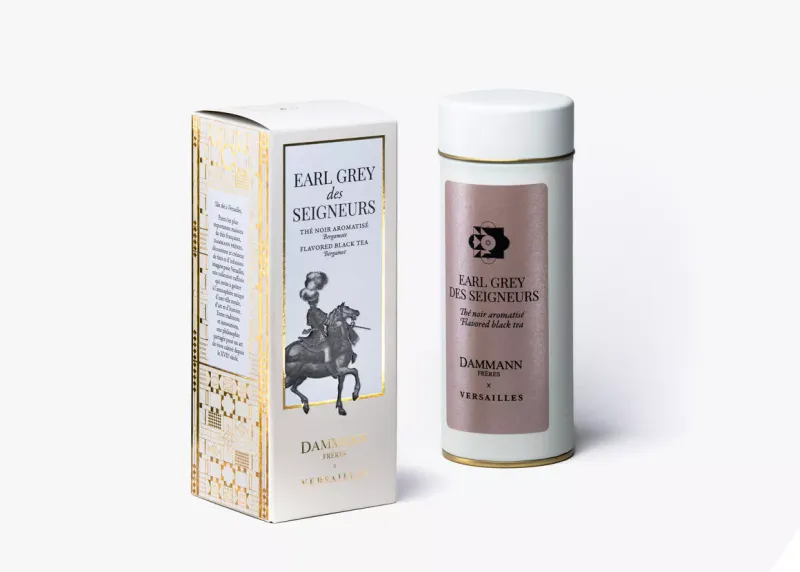 Thé noir - EARL GREY DES SEIGNEURS - Boîte de 75g Thé noir - EARL GREY DES SEIGNEURS - Boîte de 75g