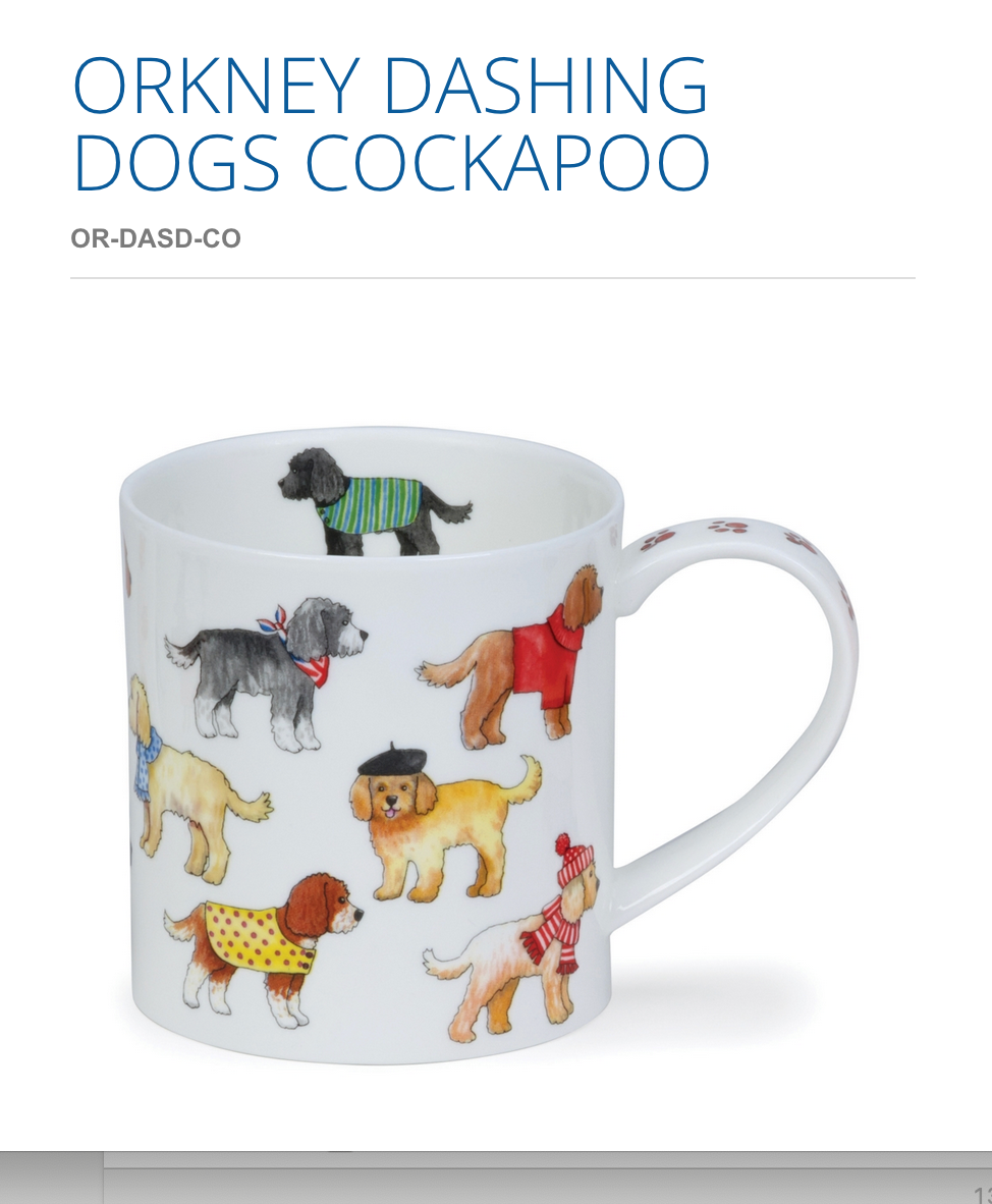 Mug Orkney 0,35L - Dunoon - DASHING DOGS COCKAPOO Mug Orkney 0,35L - Dunoon - DASHING DOGS COCKAPOO