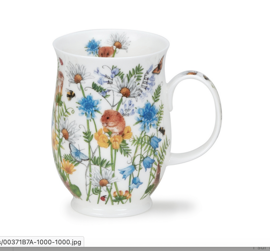Mug suffolk 0,31L - Dunoon - Hidden Garden Scabious Mug suffolk 0,31L - Dunoon - Hidden Garden Scabious