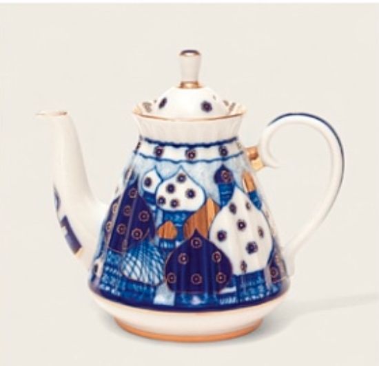 Théière 600 ml Radial Dom - Porcelaine de St Petersbourg