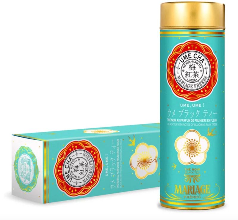 THÉ NOIR  - UME CHA 2026 aux fleurs de prunier