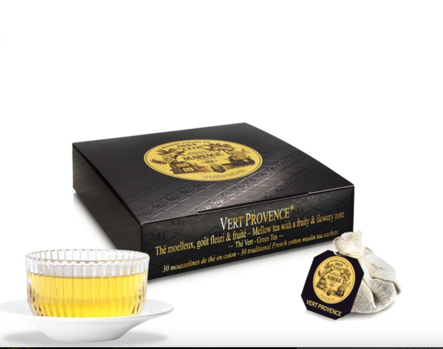 THÉ VERT PROVENCE  BTE DE 30 MOUSSELINES