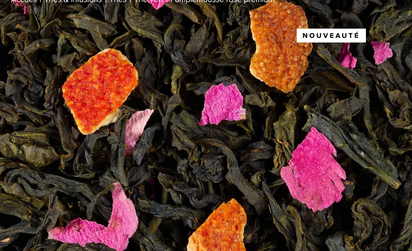 THÉ VERT - Pamplemousse rose premium