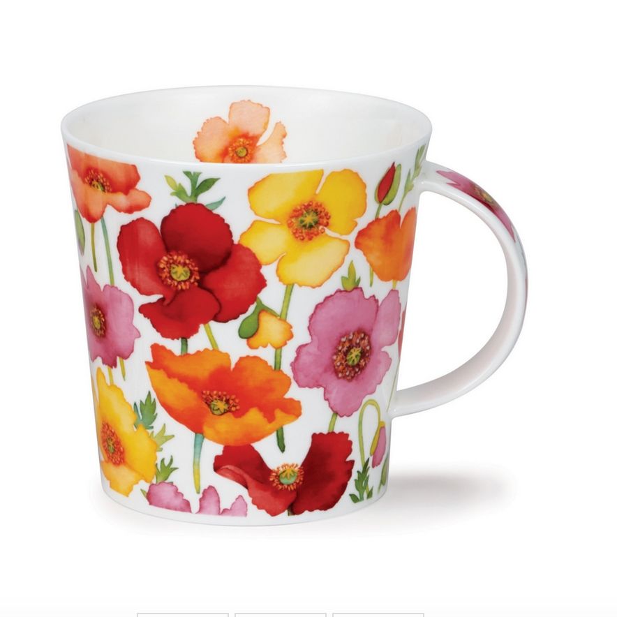 Mug Cairngorm 0,48 l - Dunoon - Floral fiesta Poppy