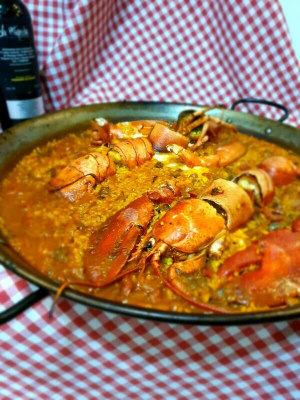 Arroz con bogavante.