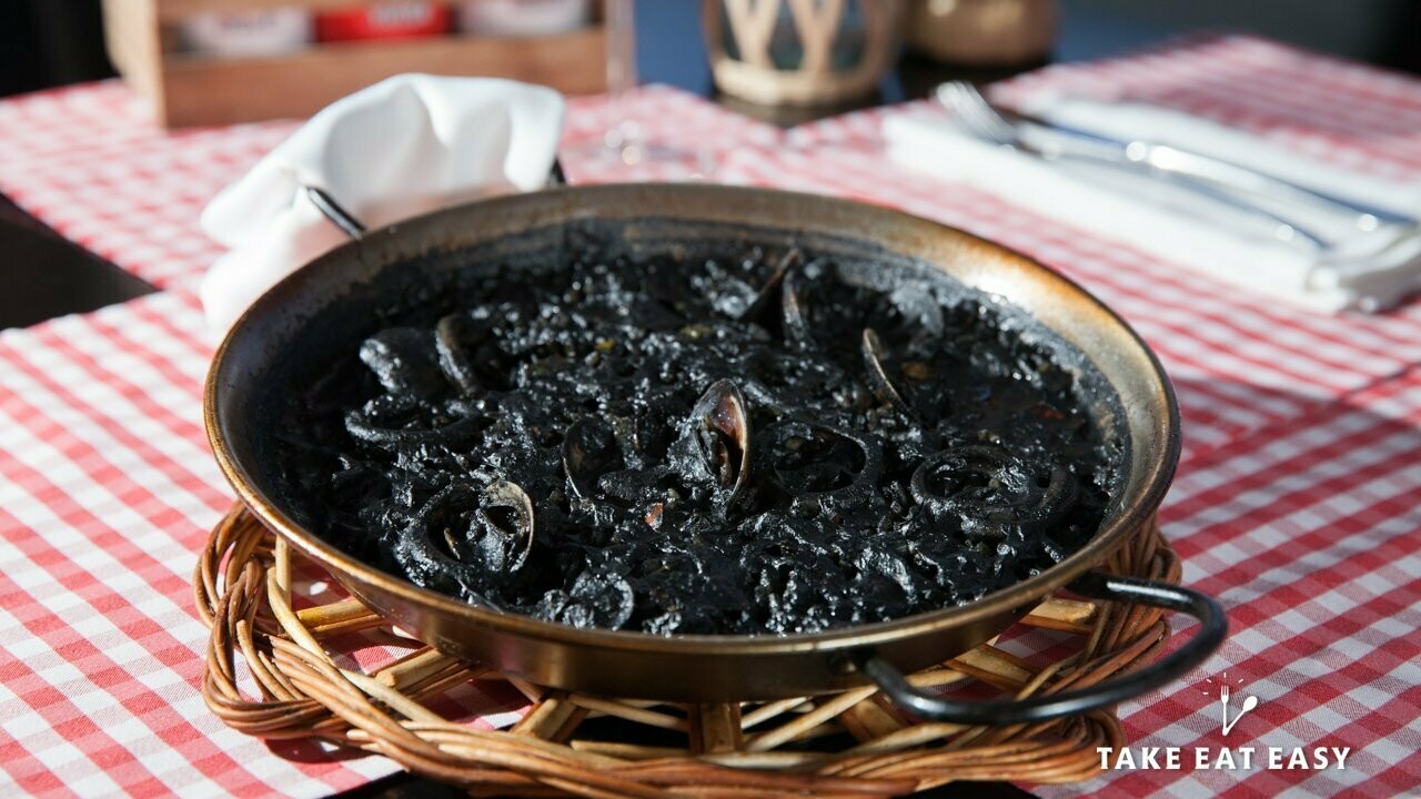 Arroz negro.