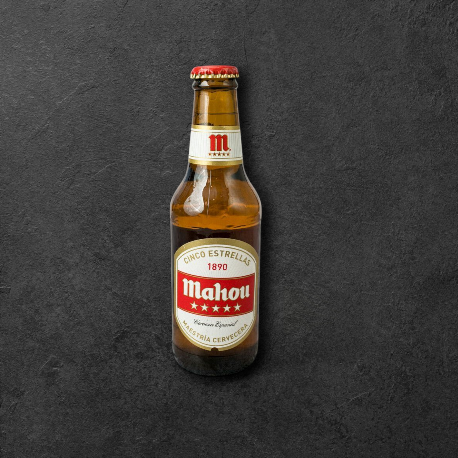 Botellin Mahou.