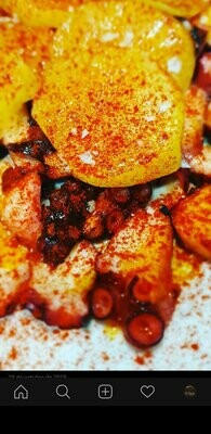 Pulpo a la gallega.