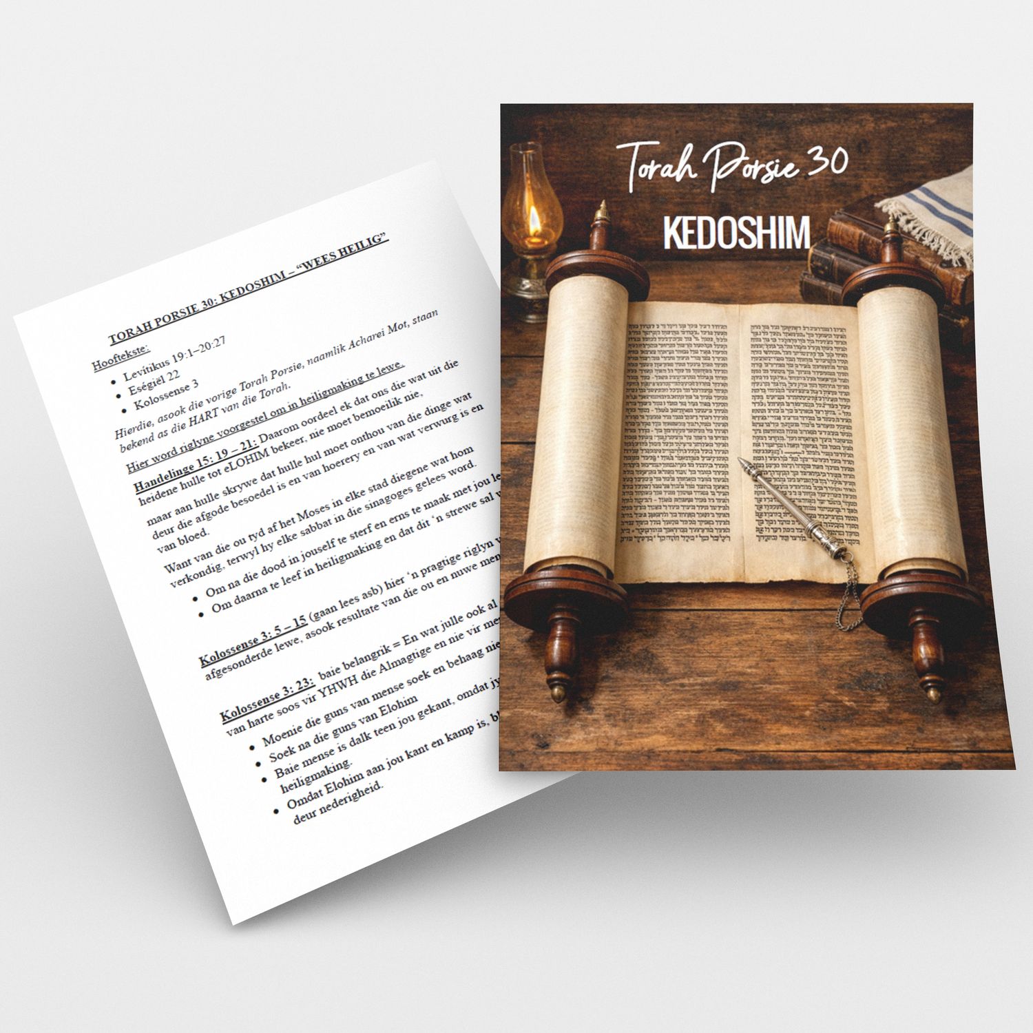 (PDF) Torah Porsie 30 StudieGids - Past. Frik Weideman