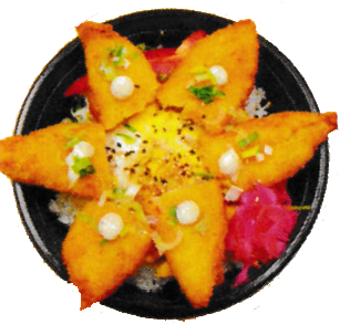 Katsu fish donburi