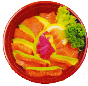 Salmon sashimi