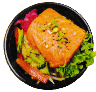 Teriyaki Salmon donburi