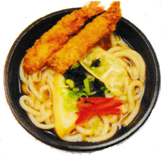Katsu prawn udon