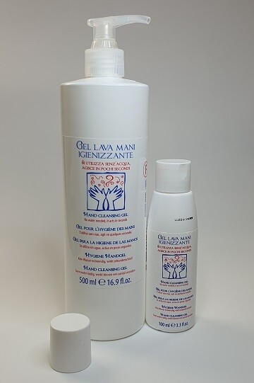 Gel Lava Mani, desinfizierndes Handgel - Duo ( 100 &amp; 500 ml)