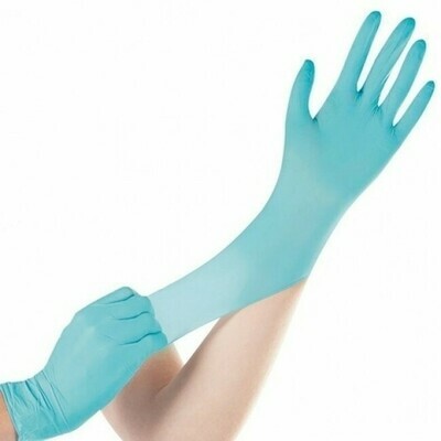 Neopren-Handschuhe NEO STRETCH PRO, puderfrei, türkis, 100 Stück