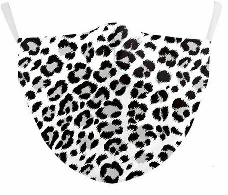 Community Maske Leopard weiss Erwachsene