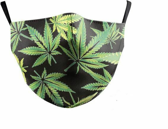 Community Maske Cannabisblätter Erwachsene