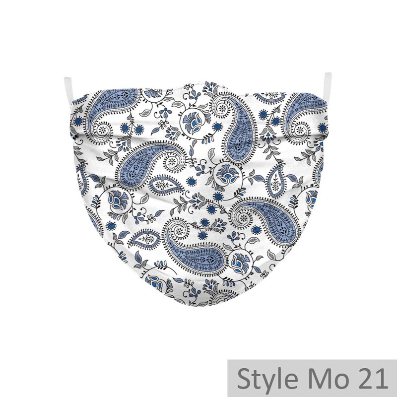 2-lagige Community Maske gefaltet (Modelle 9, 21, 22) - 
1 Stück inkl. 2 optional einsetzbaren Aktivkohle-Filtern