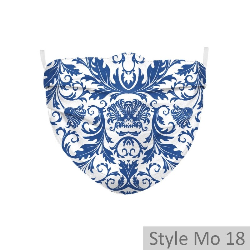2-lagige Community Maske gefaltet (Modelle 18, 57, 58) - 
1 Stück inkl. 2 optional einsetzbaren Aktivkohle-Filtern
