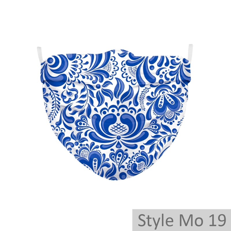 2-lagige Community Maske gefaltet (Modelle 16, 19, 60) - 
1 Stück inkl. 2 optional einsetzbaren Aktivkohle-Filtern
