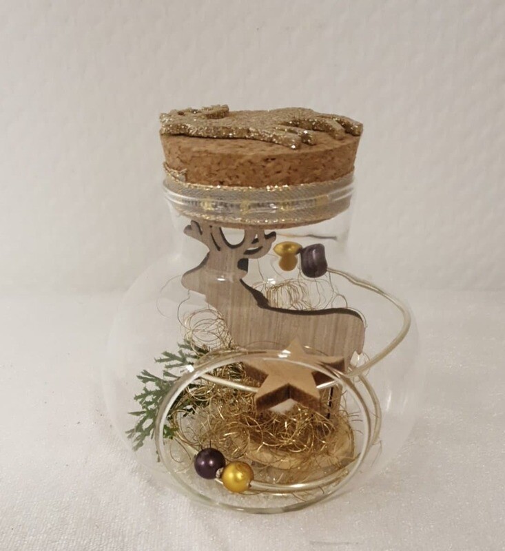 Décoration de noël cerf