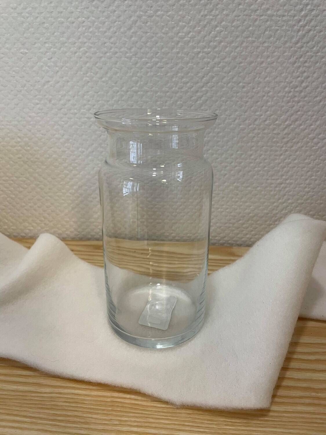 Vase transparent D10cm H20cm