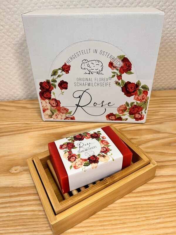 Savon au lait de mouton bio senteur rose
