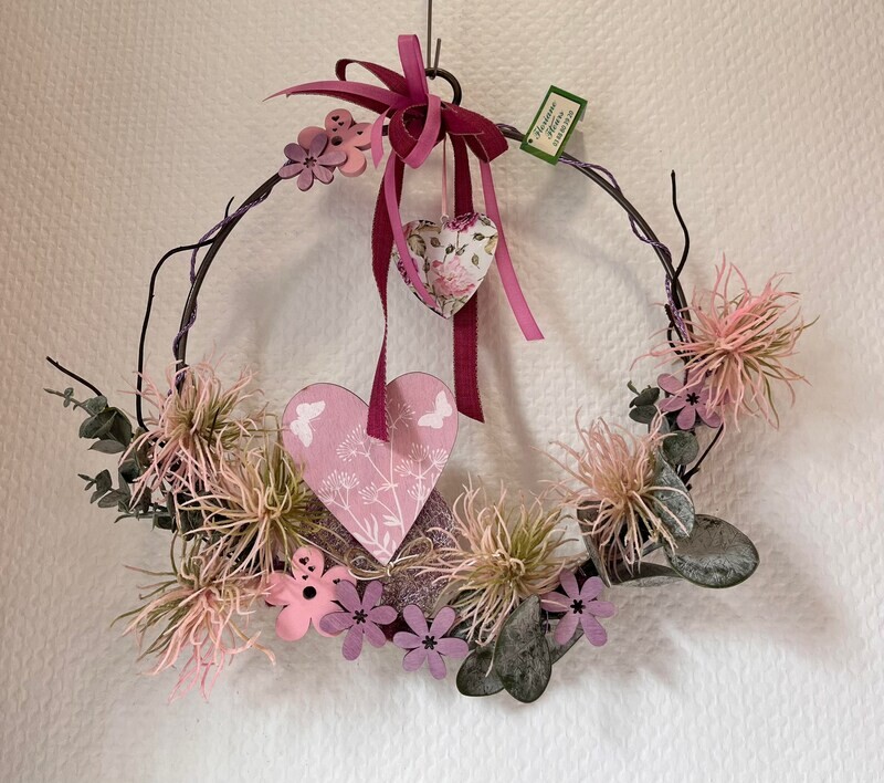 couronne sec et soie